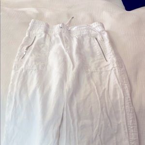 Athleta Cabo Wide Leg Linen Pants